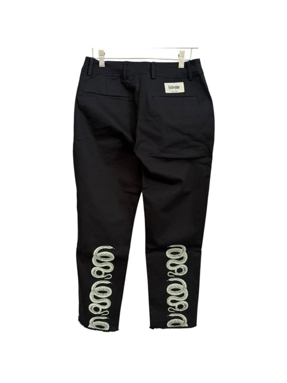 Civil Regime Streetwear Punk Goth Snake Serpent Sketches Work Pants Black 28